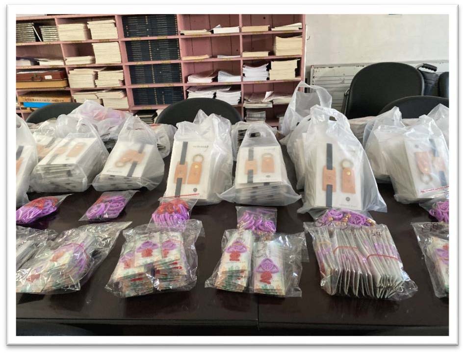 滿滿的紀念品代表南女人踴躍參與2019重聚活動